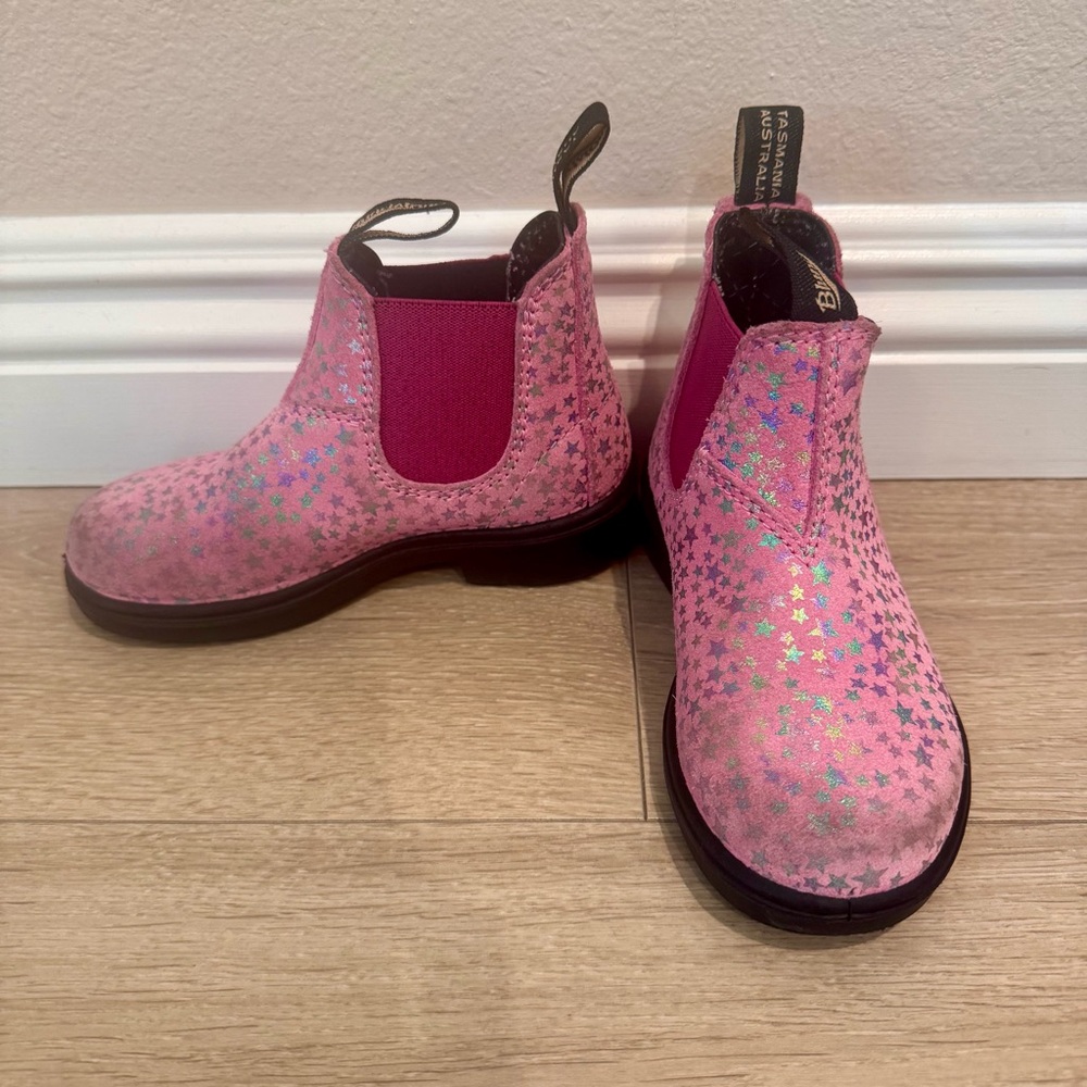 Girls Pink Star Blundstone Boots - Toddler 9